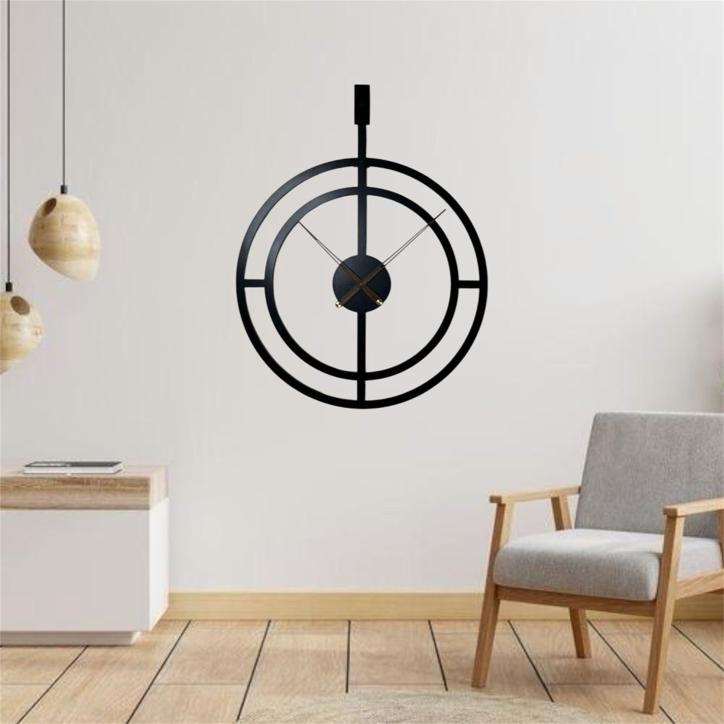 Unique Modern Metal wall Clock ref 001