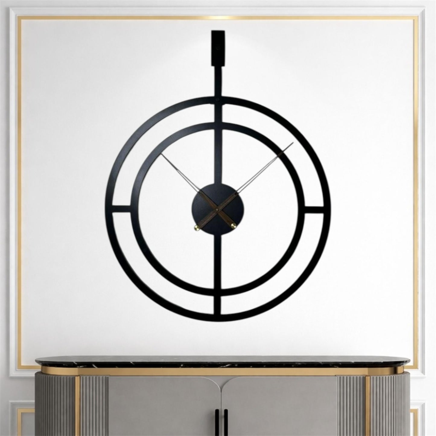 Unique Modern Metal wall Clock ref 001